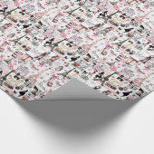 Glossy Wrapping Paper Paris Frankrijk Cadeaupapier (Hoek)