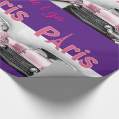 Glossy Wrapping Paper Paris Frankrijk Cadeaupapier (Hoek)