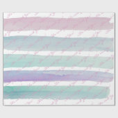 Glossy Wrapping Paper Pastel Colors She said Yes! Cadeaupapier (Vlak)
