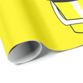 Glossy wrapping Paper, wortel 100% Vegan Cadeaupapier (Rol Hoek)