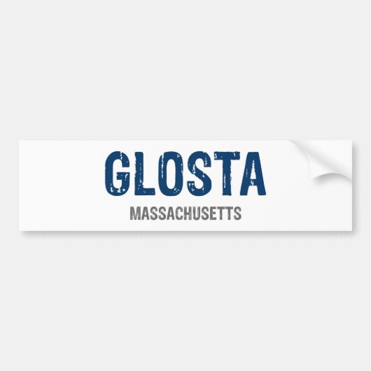 Glosta Gear Bumpersticker (Voorkant)