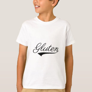 Gloten met wasgoed t-shirt