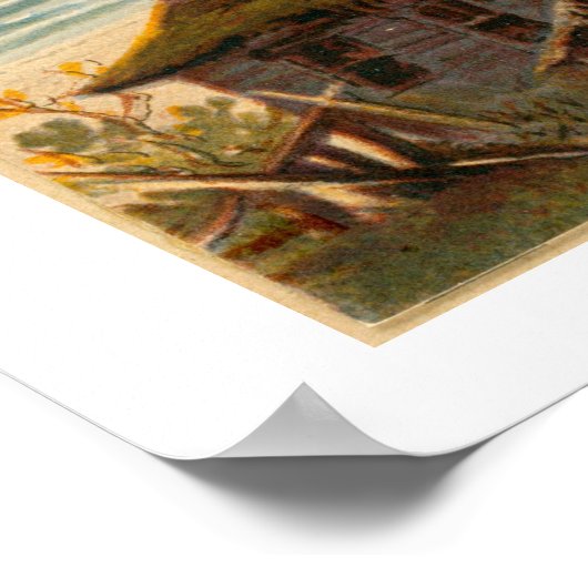 Gloucester Beach, Massachusetts  stijl Poster (Hoek)