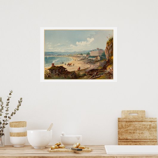 Gloucester Beach, Massachusetts  stijl Poster (Keuken)
