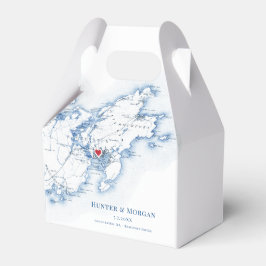 Gloucester Cape Ann bestemming bruiloft elegant Bedankdoosjes