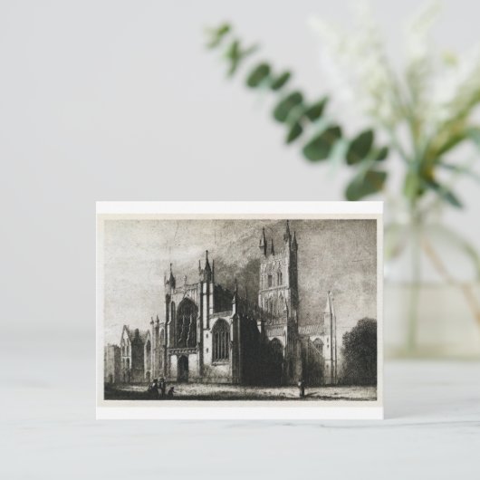 Gloucester Cathedraal Briefkaart (Staand voorkant)