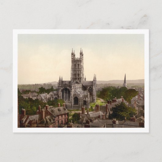 Gloucester Cathedral I, Gloucestershire, Engeland Briefkaart (Voorkant)