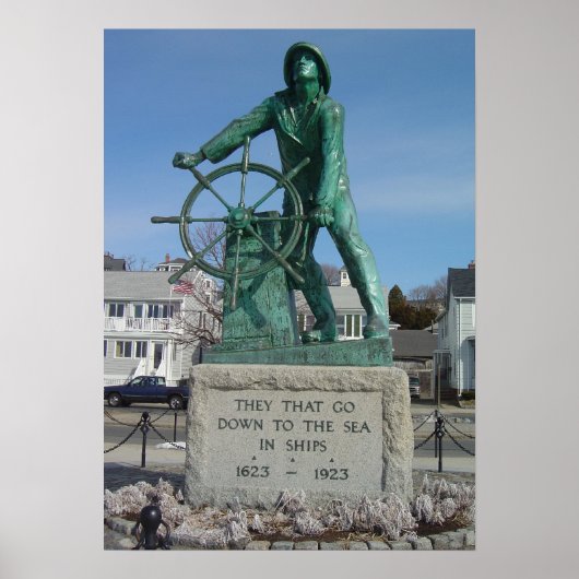Gloucester Fishermen Memorial Poster (Voorkant)