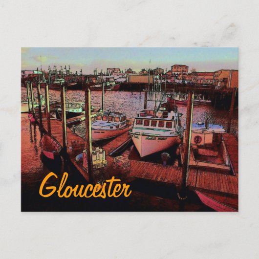 Gloucester Harbour Briefkaart (Voorkant)