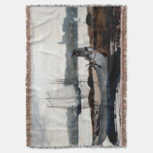 Gloucester Harbour en Dory Winslow Homer 1880 Deken (Voorkant Verticaal)