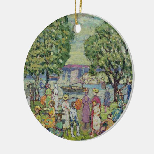 Gloucester Harbour (olie op canvas) Keramisch Ornament (Links)