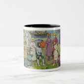 Gloucester Harbour (olie op canvas) Tweekleurige Koffiemok (Center)