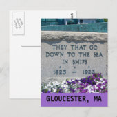 GLOUCESTER, MA BRIEFKAART (Voorkant / Achterkant)