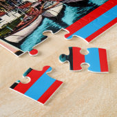  Gloucester MA Greeting Jigsaw Puzzle Legpuzzel (Zijkant)