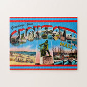  Gloucester MA Greeting Jigsaw Puzzle Legpuzzel (Horizontaal)