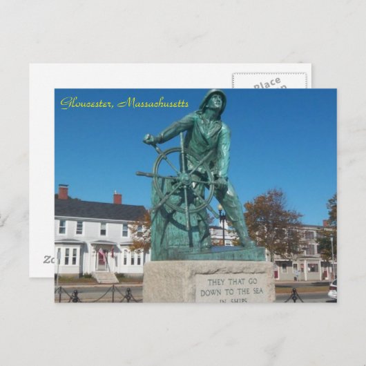 Gloucester, Massachusetts briefkaart (Voorkant / Achterkant)