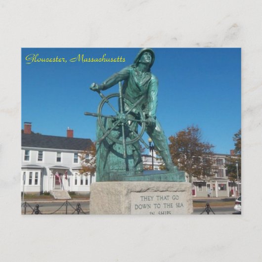 Gloucester, Massachusetts briefkaart (Voorkant)