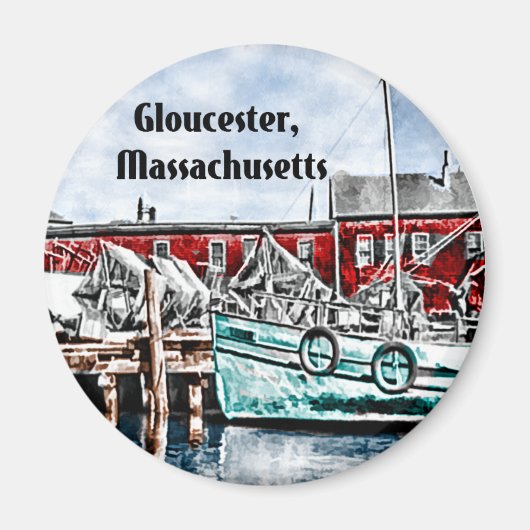 Gloucester, Massachusetts Magneet (Voorkant)