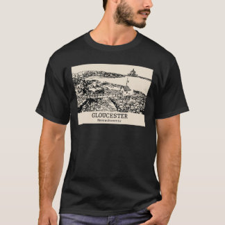 Gloucester Massachusetts Oversized T-shirt