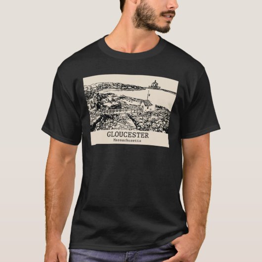 Gloucester Massachusetts Oversized T-shirt (Voorkant)