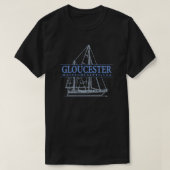 Gloucester Massachusetts T-shirt (Design voorkant)