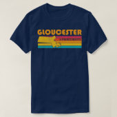 Gloucester Massachusetts  Verstoorde Souven T-shirt (Design voorkant)