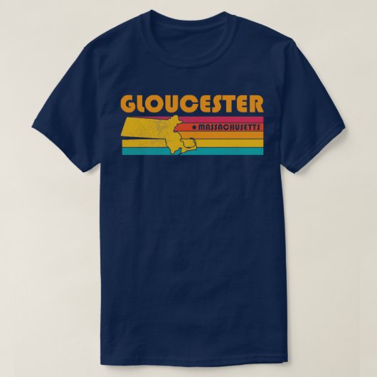 Gloucester Massachusetts Verstoorde Souven T-shirt (Design voorkant)