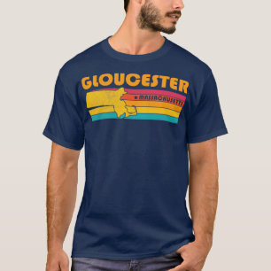 Gloucester Massachusetts  Verstoorde Souven T-shirt