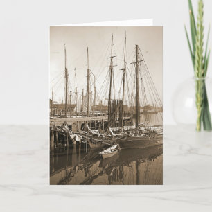 Gloucester Massachusetts Wharf 1905 Kaart