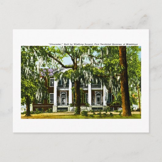 "Gloucester" Mississipi  postkaart (Voorkant)