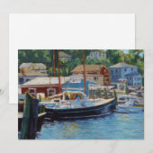 Gloucester Schilderachtig Vissende hoezen Feestdagenkaart (Voorkant / Achterkant)