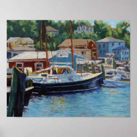 Gloucester Schilderachtig Vissende hoezen Poster (Voorkant)