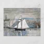 Gloucester Schooners Sloop Winslow Homer Briefkaart (Voorkant)
