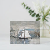 Gloucester Schooners Sloop Winslow Homer Briefkaart (Staand voorkant)