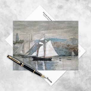 Gloucester Schooners Sloop Winslow Homer Briefkaart