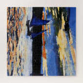 Gloucester Sunset-schilderij van Winslow Homer Legpuzzel (Horizontaal)