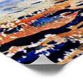 Gloucester Sunset schilderij van Winslow Homer Poster (Hoek)