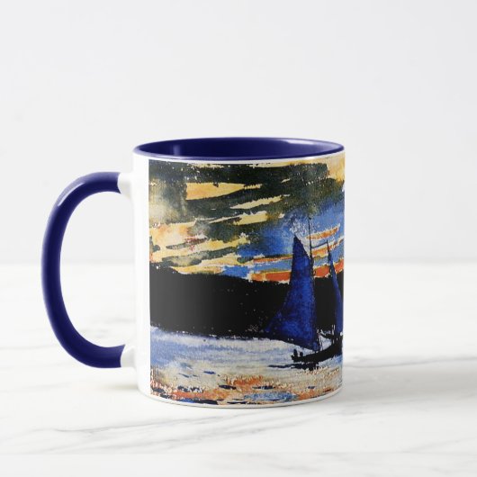 Gloucester Sunset van Winslow Homer Mok (Links)