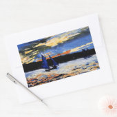 Gloucester Sunset van Winslow Homer Rechthoekige Sticker (Envelop)