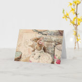 Gloucester Tailor-lamp van Beatrix Potter Kaart (Gele Bloem)