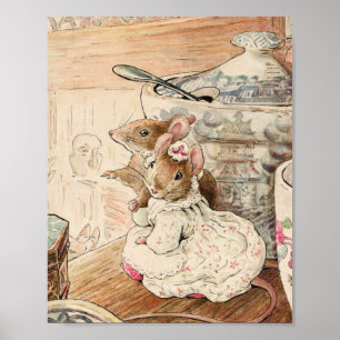 Gloucester tailor-lamp van Beatrix Potter Poster