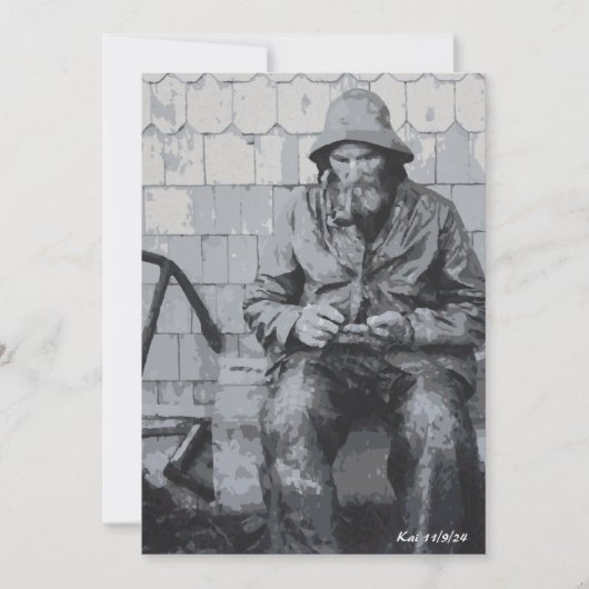 Gloucester-visser die zijn netten platte Kaarten a (Voorkant)