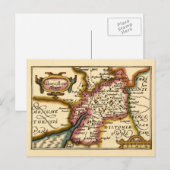 Gloucestershire County England Oude antiquarische Briefkaart (Voorkant / Achterkant)
