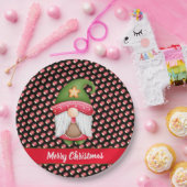 Glove gnome Customize Color and Text Papieren Bordje (Feest)