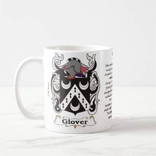 Glover Family Coat of Arms mok (Links)