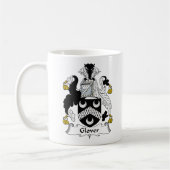 Glover Family Crest Koffiemok (Links)