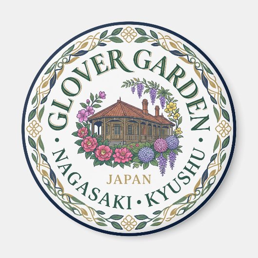 Glover Garden Japan Magneet (Voorkant)