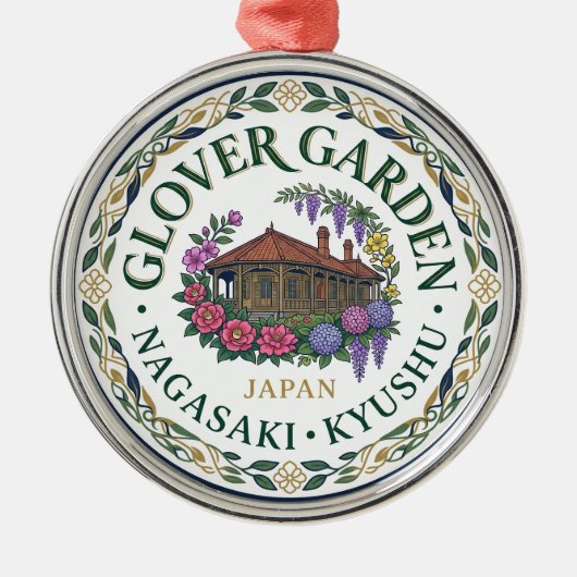 Glover Garden Japan Metalen Ornament (Voorkant)