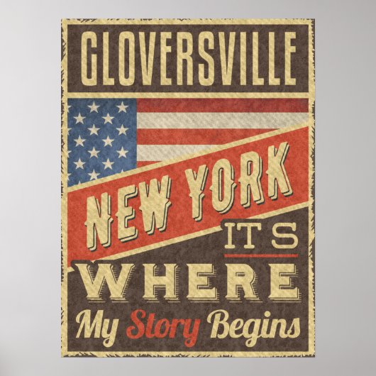 Gloversville New York Poster (Voorkant)