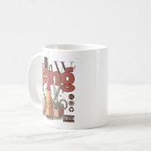 Glow bende koffiemok (Voorkant links)